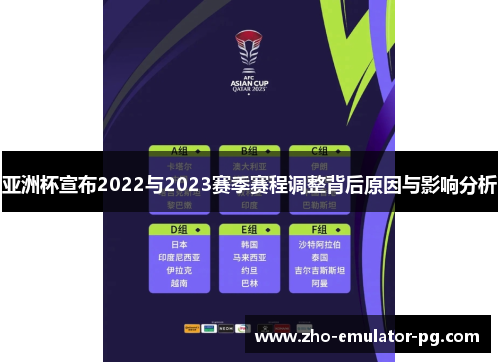 亚洲杯宣布2022与2023赛季赛程调整背后原因与影响分析
