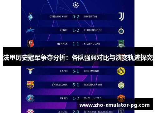 法甲历史冠军争夺分析：各队强弱对比与演变轨迹探究